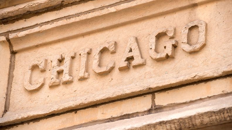 Chicago stucco text