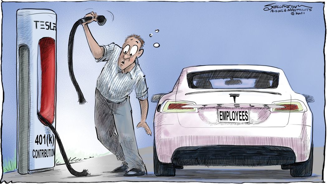 Tesla cartoon